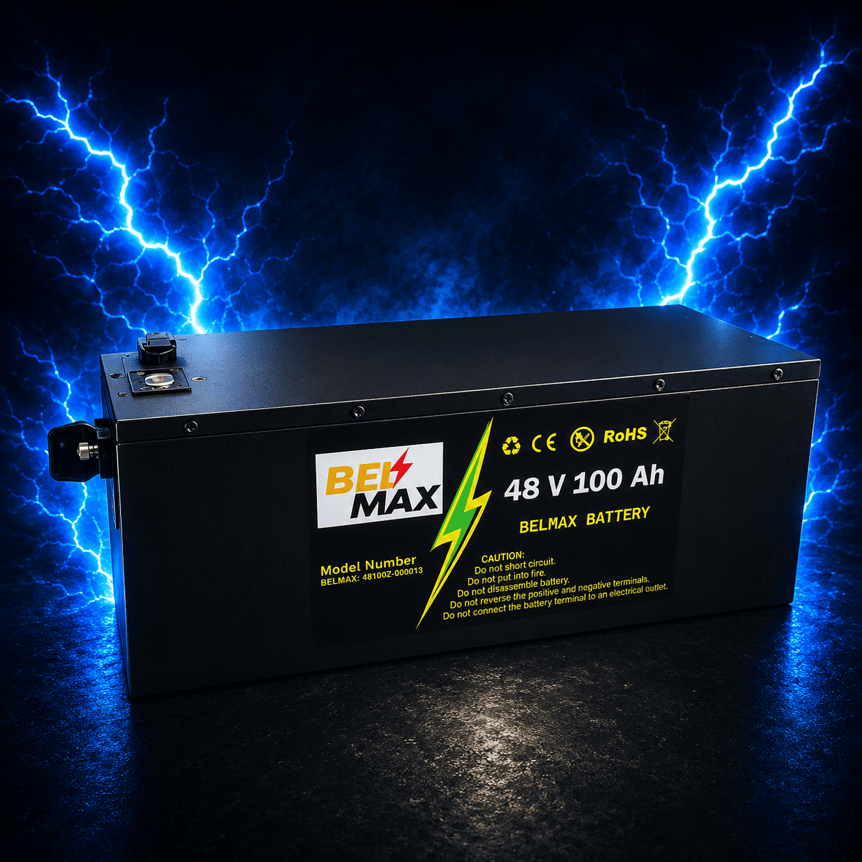 BELMAX 48V 100Ah LiFePO4 Battery